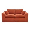Modular Sectional Sofa Upholstered Loveseat 2-Seater Cloud Couch with Removable Cushion Cover, No Assembly Needed - ModernLuxe - 2 of 4