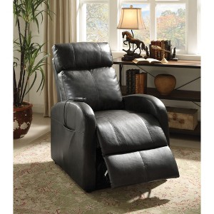 Faux Leather Power Motion Recliner with Lift, Senior-Friendly Electric Recliner Chair with Pocket Coil Seat - 1 of 4