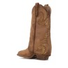 XTI Women's Suede Foldover Booties 144467 - 3 of 4