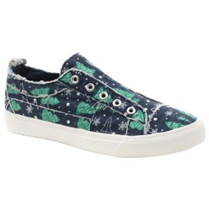 Corkys Womens Babalu Casual Slip On Fashion Sneaker, Holiday Print - 1 of 3