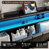 Lift Up Storage Bed Frame, Upholstered Platform Bed, Noise-Free - 3 of 4