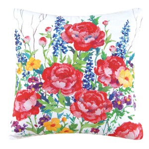 C&F Home 18" x 18" Peony Garden Digital Print Throw Pillow - 1 of 3