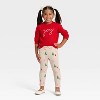 Toddler Girls' Ribbed Leggings - Cat & Jack™ - 3 of 3