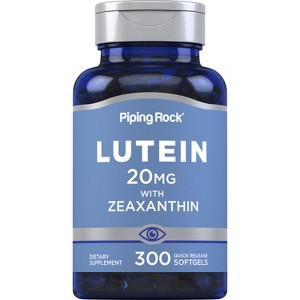 Piping Rock Lutein & Zeaxanthin 20 mg | 300 Softgels - 1 of 4