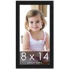 PosterPalooza | Photo Size Simple Black Picture Frame - UV Acrylic, Foam Board Backing, Hanging Hardware - 2 of 4