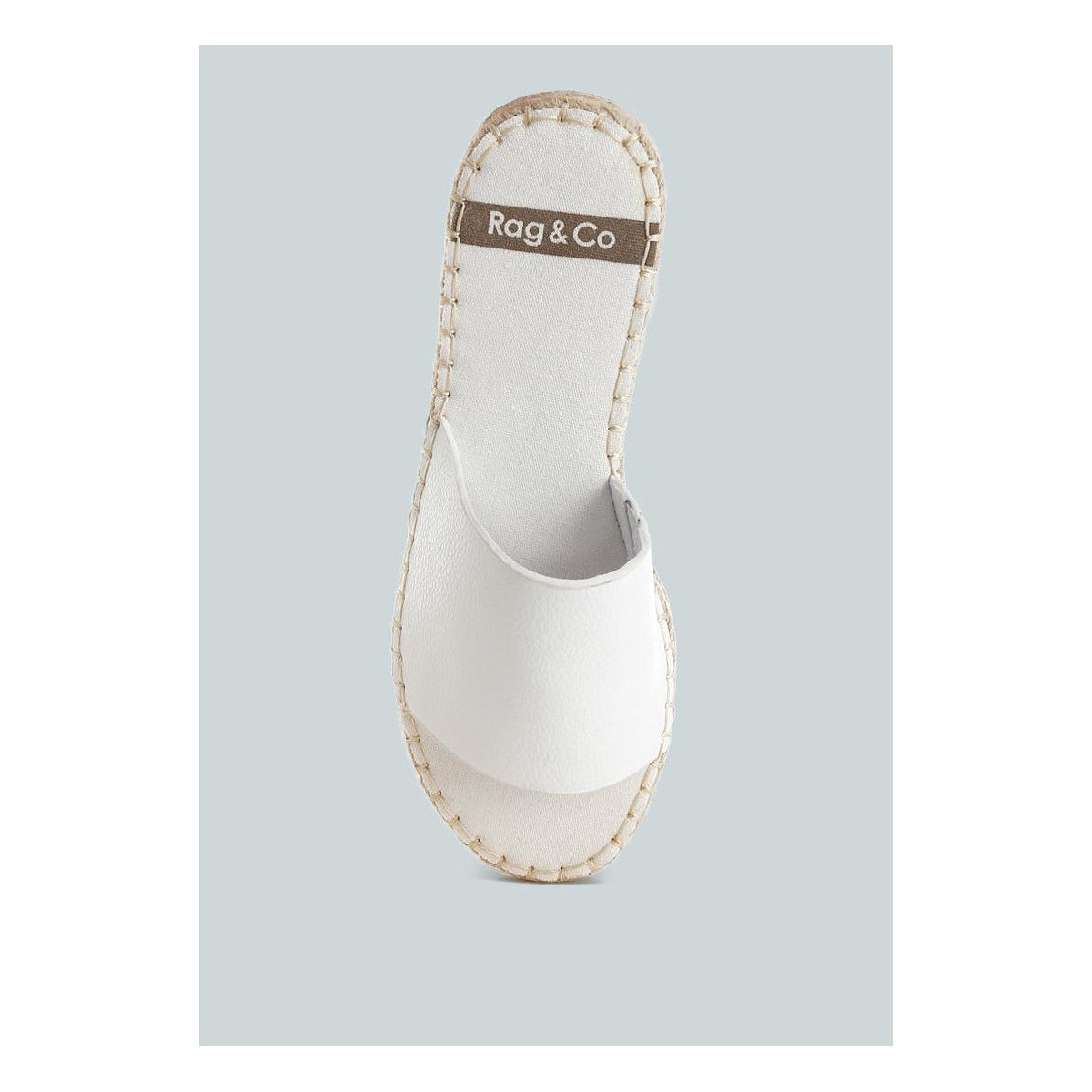 Обувь Rag & Co Womens Scalar Genuine Soft Leather Espadrille Flatforms 9 — фото 4