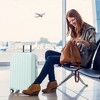 Gulches Mint Green Spinner Luggage Set with USB and Cup Holder - 4 of 4