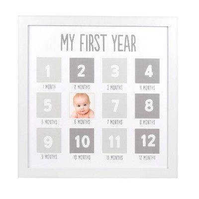 Pearhead First Year Photo Frame - White
