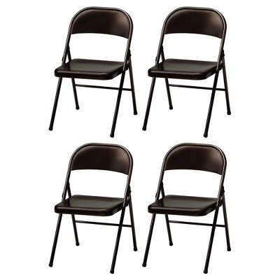 Meco Upholstered Folding Chair, 4-Pack