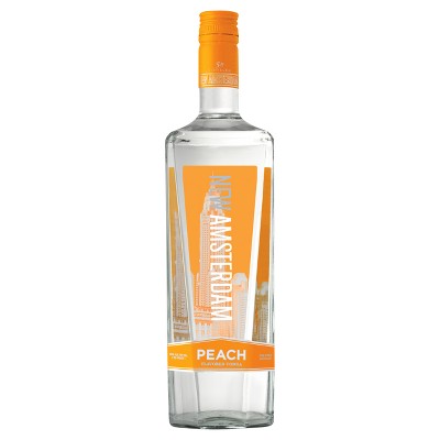 New Amsterdam Peach Flavored Vodka - 1L Bottle