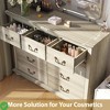 9 Drawer Dresser for Bedroom Dressers & Chests of Drawers w/ Ornately Carved Metal Handles - 3 of 4