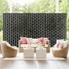 PexFix Outdoor Metal Privacy Screen Garden Fence in Square Pattern - 2 of 4