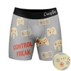 Mens Control Freak Boxer Briefs Funny Video Game Gamer Gift Graphic Novelty Underwear - Crazy Dog Boxer Briefs - 2 of 4