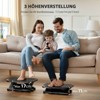 Adjustable Desk Footrest, Foot Rest for Under Desk at Work with Massage, Adjustable Foot Stool with 3 Height Position  30 Degree Tilt Angle Adjustment - 2 of 4