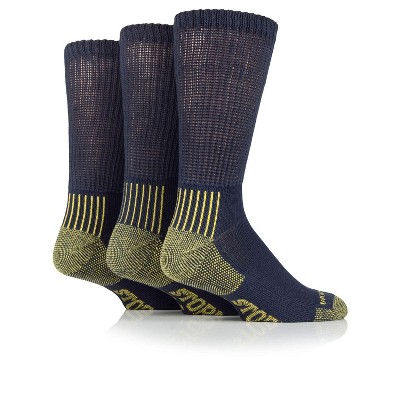 Men's Non-binding Boot Sock | Size Men's 7-12 - Navy : Target