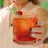 10 oz. Retro Arch Floral Ribbed Glassware - 4 of 4
