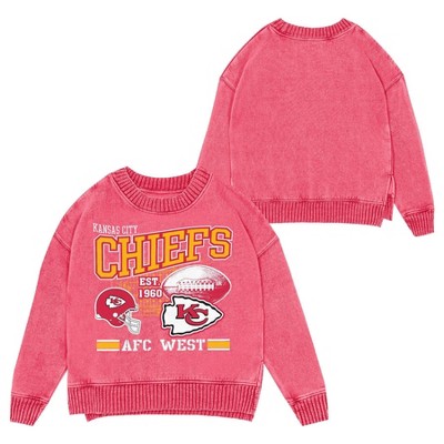 NFL Kansas City Chiefs Women's Long Sleeve Fashion Fleece Sweatshirt