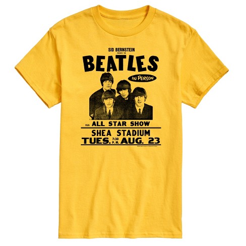 Men's - The Beatles - Shea Stadium In Person All Star Show Concert Short Sleeve Graphic T-Shirt - image 1 of 4