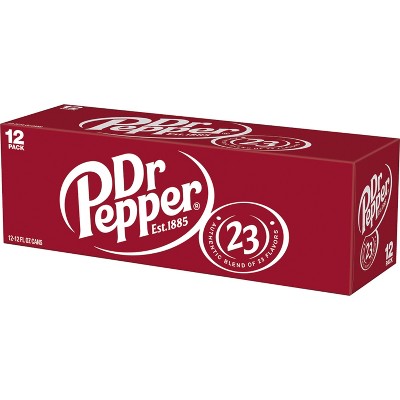 Dr Pepper Soda - 12pk/12 fl oz Cans