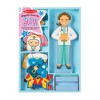 Melissa & Doug Julia Magnetic Dress-Up Wooden Doll Pretend Play Set (25+pc) - 3 of 4