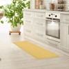 Evideco French Home Goods Woven Effect Kitchen Mats - Non-Slip, Washable, Available in Two Sizes - 2 of 4