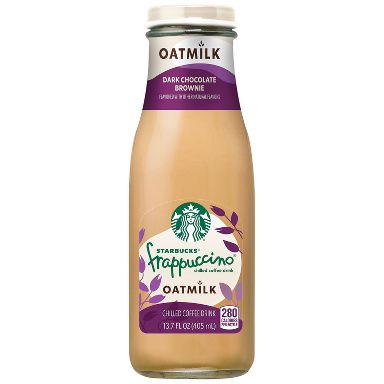 Starbucks Frappuccino Oatmilk Dark Chocolate Brownie Coffee Drink - 13.7 fl oz Bottle