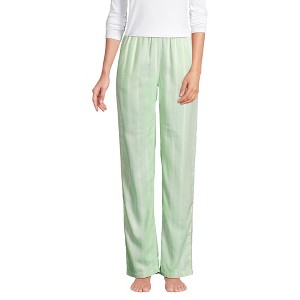 Lands' End Women's Print Flannel Pajama Pants - 1 of 3