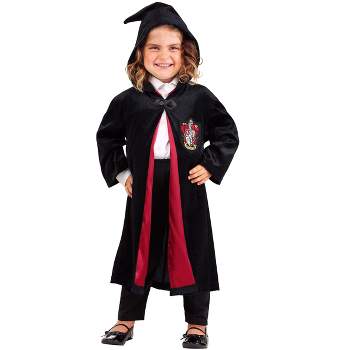 Wizard robe, black-red 