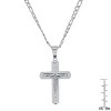 Steeltime 24" stainless steel crucifix pendant - 3 of 4