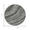 Taupe Charcoal And Ivory Abstract Washable Indoor Outdoor Area Rug - 3 of 3