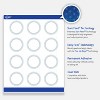 Avery Labels, 2" Diameter, Matte White, Blue Border w/ Gold Dots, 120ct - 3 of 4