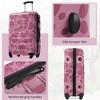 Lyngins 20/24/28 Inch 3PCs Hardside Luggage Sets with TSA Lock,Spinner Wheel Carry on Luggage,Lightweight Printed Suitcase Sets for Family Trips - 4 of 4