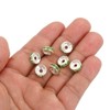 Unique Bargains Rhinestone Small Round Bulk Glass Spacer Beads for Jewelry Making 100 Pcs - 3 of 4