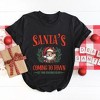 Simply Sage Market Women's Santa's Comin To Town Vintage Pajama Set - 3 of 4