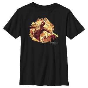 Boy's Marvel Spider-Man: No Way Home Gold Web Shot T-Shirt - 1 of 4