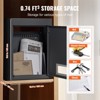 VEVOR Through The Wall Drop Box, Heavy Duty Steel Through the Wall Mailbox with 2.8-7.9" 13" Combination Lock, 12.5x6.3x16.9" Mail Drop Box, Black - 4 of 4