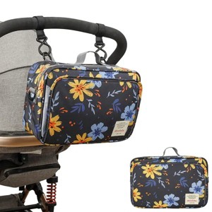 Waterproof baby print stroller bag storage hanging bag diaper bag mother and baby mommy bag - 1 of 4