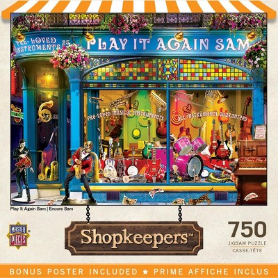 MasterPieces Shopkeepers Puzzles Collection - Play It Again Sam 750 Piece Jigsaw Puzzle