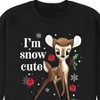 Men's - Disney - Christmas - I'm Snow Cute Graphic Fleece Sweatshirt - 2 of 4