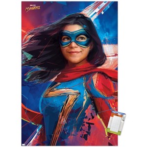 Trends International Marvel Ms. Marvel - Graffiti Unframed Wall Poster Prints - 1 of 4