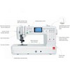 Elna eXcellence 720 PRO Sewing and Quilting Machine - image 4 of 4