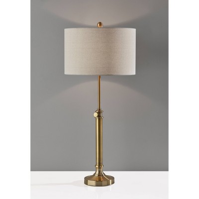 Barton Table Lamp Antique Brass - Adesso