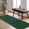 Modern Solid Large Living Room Area Rug, Soft Washable Low Pile Throw Carpet for Bedroom Dining Room - 4 of 4