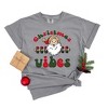 Simply Sage Market Women's Christmas Vibes Checkered Short Sleeve Garment Dyed Tee - 2 of 2