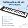 37-Key USB MIDI Keyboard Controller with Pitch & Modulation Wheels, Portable Lightweight Design for Students, Home Studio & Music Creation - 4 of 4
