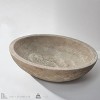 Oval Travertine Vessel Sink – 14.57 x 19.49 Inch Handcrafted Marble Bathroom Sink Polished Finish, Durable Stone Basin Modern and Traditional Designs - 4 of 4
