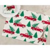 Saro Lifestyle Christmas Truck Placemats (Set of 4) - 4 of 4