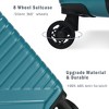 3 Pieces Luggage Sets Travel Suitcase with Double Spinner 8 Wheels TSA Lock Silent-Running Lightweight Hardshell Suitcase 20'' 24'' 28'' - 3 of 4