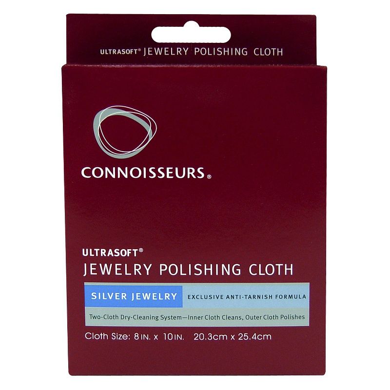 Connoisseurs UltraSoft Silver Jewelry Polishing Cloth, 2 of 4