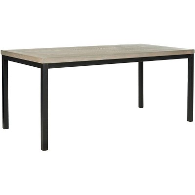 Dennis 47" Ash Grey Elm Wood Rectangular Coffee Table